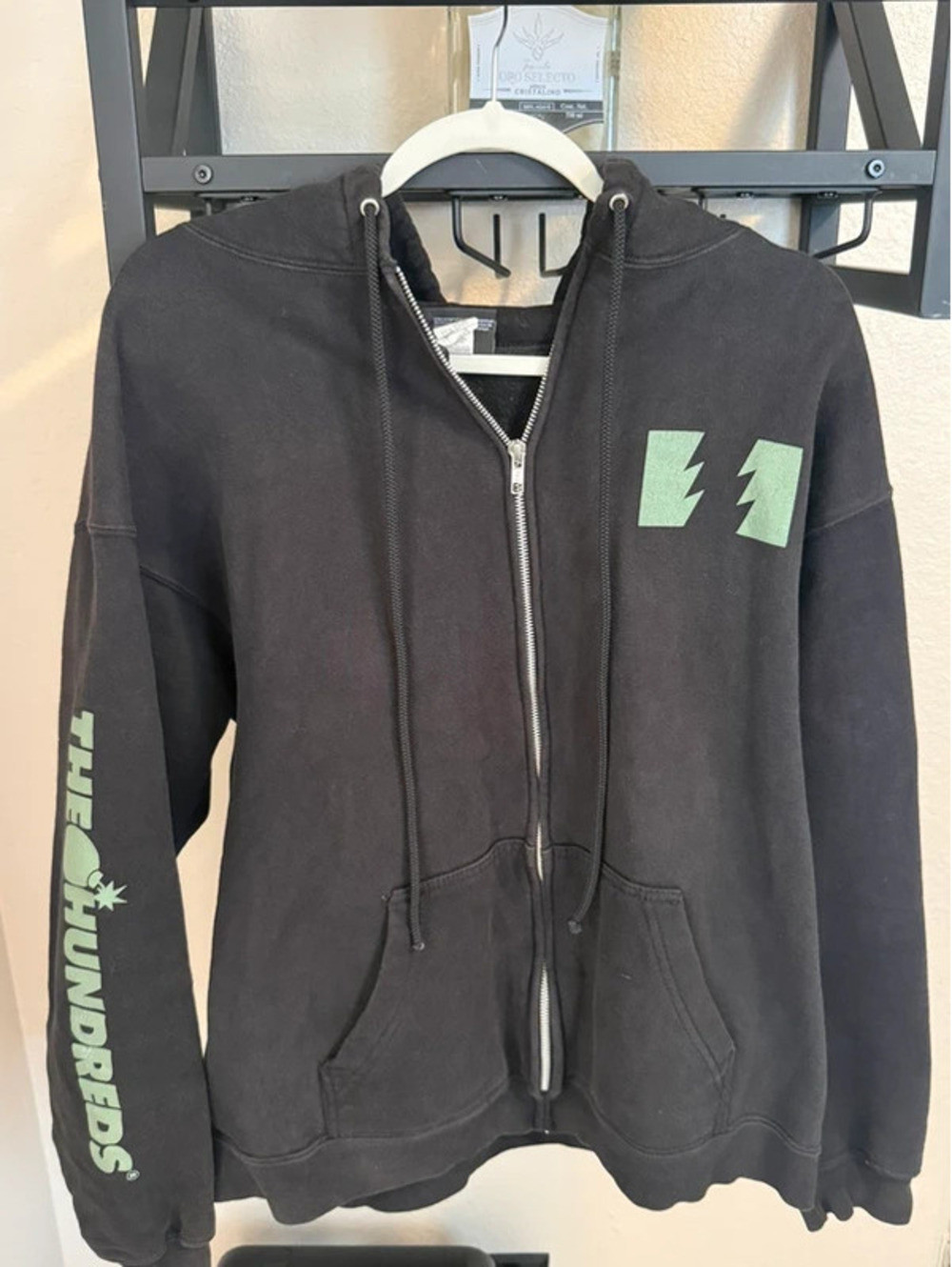 The Hundreds Graphic Sleeve Full-Zip Hoodie - Size L